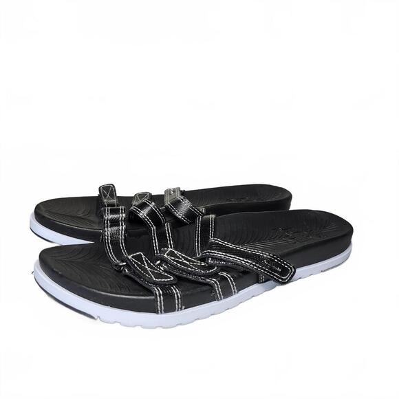 Men's Black Sandals Size 11 by KUAILU - Picture 2 of 7